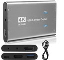 USB 3.0 - Grabber PC rekordér HDMI 4K OBS