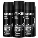 Axe Black Deodorant sprej pre mužov 3x 150ml