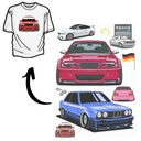 Nažehľovacie obtlačky na oblečenie Cars CARS Set