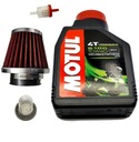 Palivový olej vzduchový filter Bashan ATV 150 200 250 Motul olej