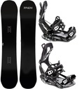 Snowboard RAVEN Pure Black 159cm široký + viazanie