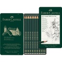 Sada 12 ks kovových ceruziek FABER CASTELL