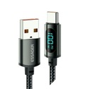 Essager 7A kábel 2m USB Type C PD 100W rýchly, 2 metre, LCD displej