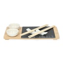 Sushi set 7 prvkov KAMEŇ 30x14 cm HOMLA