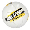 FUTBAL MAX SPORT PRE NOHY ČIERNA ŽLTÁ VEĽKOSŤ. 5