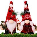 2x VIANOČNÝ ŠKRIK TRPASLÍK SEDIACI SANTA ORNAMENT VIANOČNÝ DARČEK