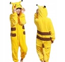 POKEMON OUTFIT KOSTÝM PIKAČU JEDNORÁZOVÉ PYŽAMA 4-8L 128/134