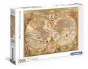 Puzzle 2000 dielikov Starožitná mapa sveta k- 32557