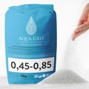 Quartzové filtračné lôžko 0,45 - 0,85 mm Aqua Grit 15kg Certifikát PZH