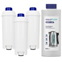 3x VODNÝ FILTER pre DELONGHI + ODVÁPŇOVAČ 500 ml