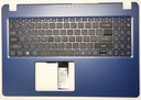 Kryt klávesnice Acer Aspire A315-56 modrý US/PL