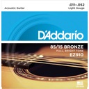 D'Addario EZ910 - 85/15 Bronz 11-52