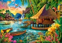 PUZZLE 1000 ZOBRAZIŤ ZVIERATÁ TROPIC ISLAND 9+ KOLEČKO