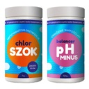 CHLÓROVÝ ŠOK + VYVAŽOVAČ pH MÍNUS Fast Blue Professional