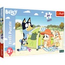 PUZZLE 24 MAXI VEĽKÝ NÁDHERNÝ DEŇ BLUEY BLU DOGS DOGS 3+ TREFL