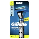 Rukoväť Gillette Mach3 Turbo Razor + 2 čepele