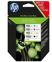 ATRAMENTY ORIGINÁL HP 951XL CMY 950XL BLACK SET