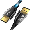 KÁBEL REAGLE DISPLAYPORT 1,4 DP 8K 4K 144Hz HDR NA PORT DISPLAY 5M