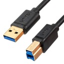 Unitek C14095BK-2M USB kábel pre tlačiareň, USB-A, USB 3.0, 5 Gbps, 2 m