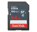 SANDISK ULTRA SDXC KARTA 64GB 100MB/s