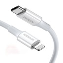 Kábel USB-C na Lightning UGREEN US171 3A 0,25m MFi