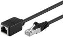 Patchcord predlžovací kábel M/F cat.5e F/UTP sieť 5m