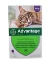 BAYER ADVANTAGE CAT 0,8 ML (NAD 4 KG) - 1 pipeta