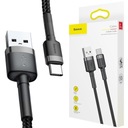 Baseus USB 2.0 kábel USB-C Type-C opletený 3A 50cm