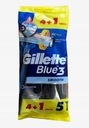 Gillette Blue 3 jednorazový holiaci strojček, balenie 5 ks