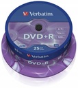 DVD Verbatim DVD+R 4,7 GB 25 kusov