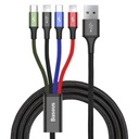 Baseus kábel USB kábel 4v1 2x do Lightning / USB typu C / micro USB