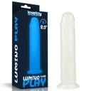 DILDO UMELÝ PENIS S PRÍSAVKAMI SVETLA 21 cm