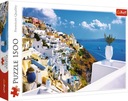 PUZZLE 1500 EL SANTORINI OSTROV GRÉCKO TREFL VIEW