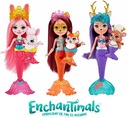 MATTEL ENCHANTIMALS ROYAL MERMAID 3 BALENIE MORSKEJ VÍLY + ZVIERATÁ A PRÍSLUŠENSTVO