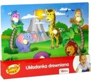 Drevené puzzle Smiley Play SPW83599 Safari