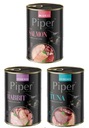 Piper Animals Kot Mix 3 príchute 12x400g