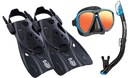 TUSA POWERVIEW SADA ZRKADIEL MASKA Snorkel FINS L