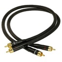 MELODIKA MD2R05 + NYLONOVÉ Opletené PÁROVÉ KÁBLE 2x RCA - 2 RCA CINCH OFC 0,5m