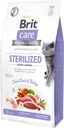 BRIT CARE CAT Bezzrnná sterilizovaná hmotnosť 2 kg