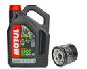 MOTUL 5100 10W40 4L motorový olej + HF olejový filter HF303 303 ORIGINÁL