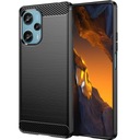 PUZDRO NA XIAOMI POCO F5 CARBON CHRBTA + 9H SKLO