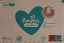 Balenie utierok Pampers sensitive 12 x 52 = 624 ks.