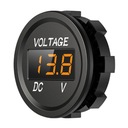 VOLTMETER LED VOLTMETER 12V 24V INDIKÁTOR NAPÄTIA ORANŽOVÝ METER