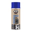 K2 COLOR FLEX neónovo modrý SPREJ NA GUM 400ml