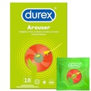 DUREX AROUSER rebrované kondómy STRIPES 18 ks