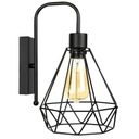 Nástenné svietidlo Loft Wire Edison vyrobené z LED drôtu