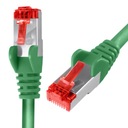 RJ45 LAN kábel CAT 6 S/FTP AWG27 LSZH zelený 10m