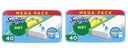 Swiffer Wet Wet Wipes Cartridges 2x40 PCS.