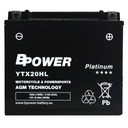 BPower Platinum AGM YTX20L-BS 12V 18Ah 270A ETX20L