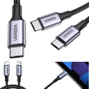 UZELENÝ KÁBEL USB-C NA USB-C TYPU C 100 W FAST QC 4